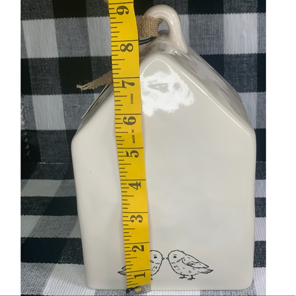 NWT- Rae Dunn “LOVE BIRDS” New Birdhouse Ceramic Large 🕊🏠 - Picture 6 of 6